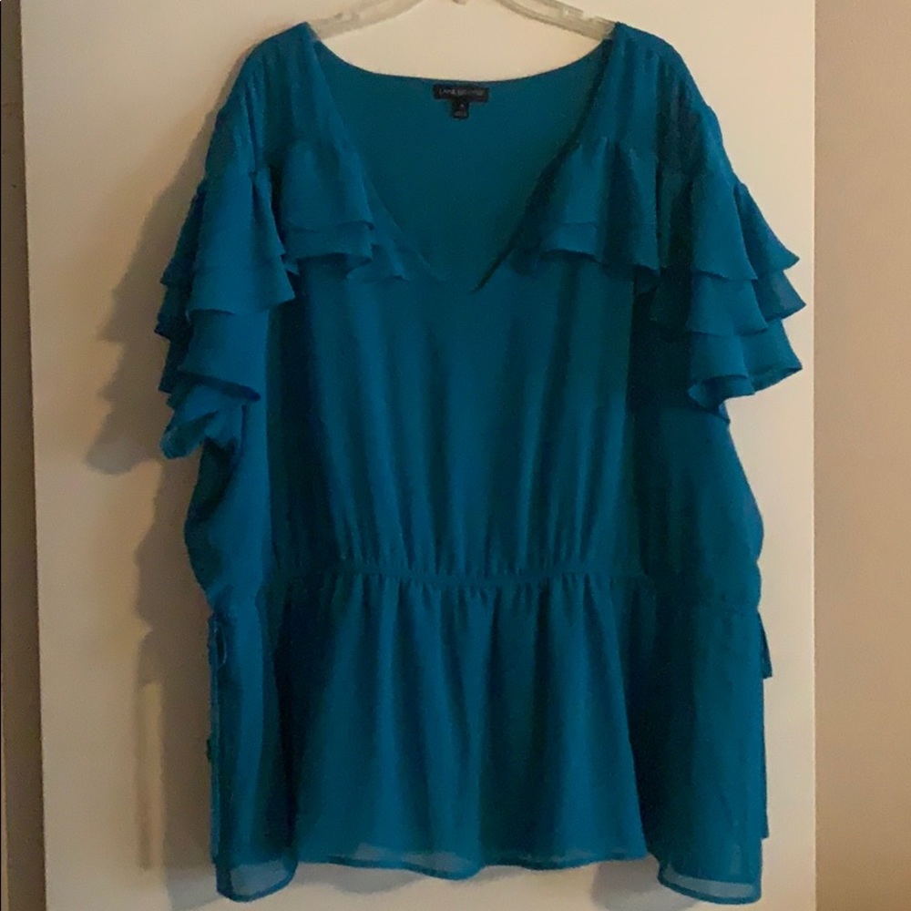 Sexy & flowy ruffle top from Lane Bryant - EUC!